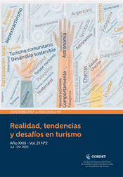 Realidad, Tendencias y Desafíos en Turismo (Condet) vol 21 nro 2 ; Educo - Condet (2023)