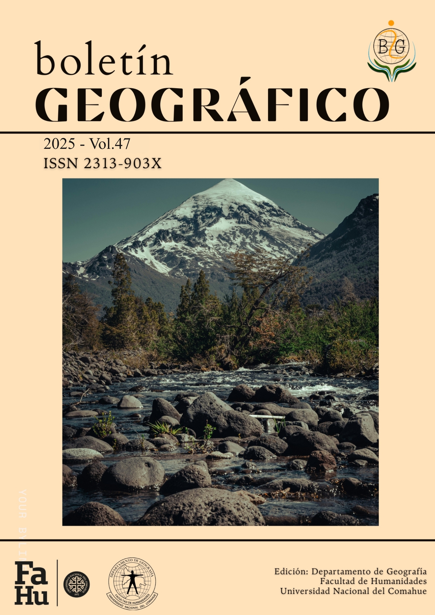 					Ver Vol. 47 Núm. PC (2025): Boletín Geográfico
				