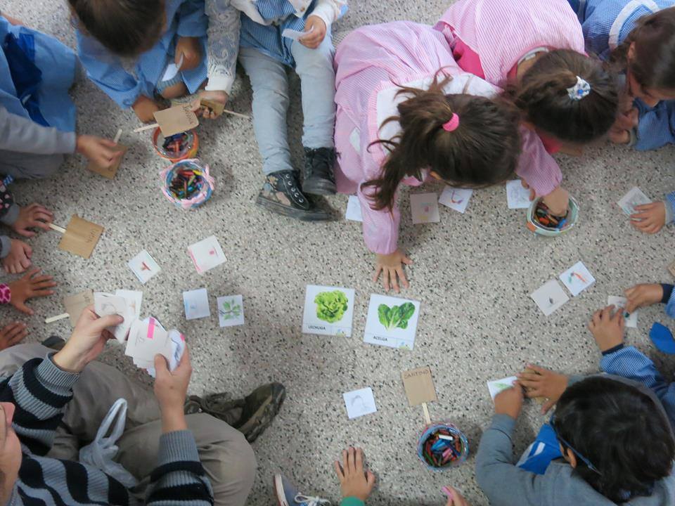 Talleres de nivel inicial, Plan de Educación Ambiental Mar Chiquita Amartya, Mar Chiquita, provincia de Buenos Aires. Imagen: gentileza de Asociación Civil Amartya